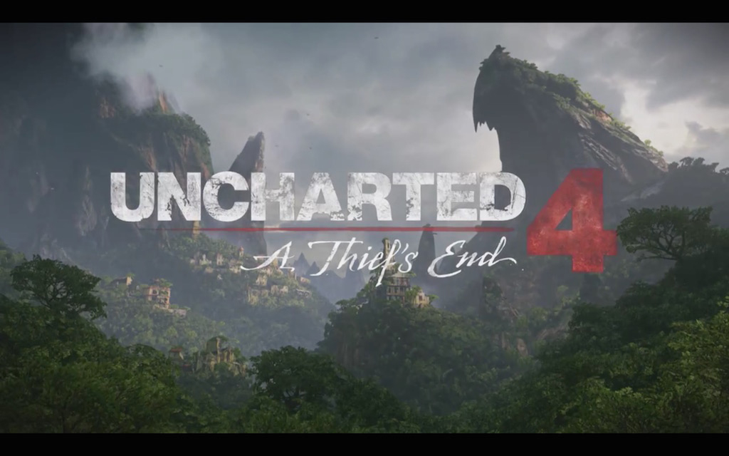 Uncharted 4 A Thief's End Title Logo