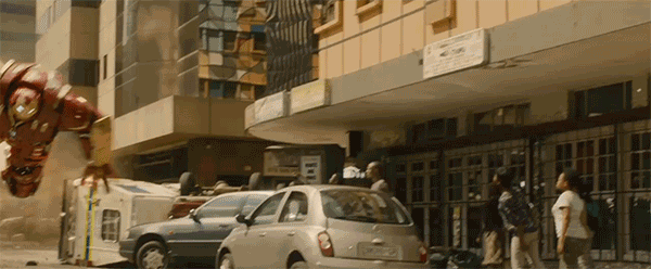 Avengers Age of Ultron Movie Hulkbuster Hulk Fight