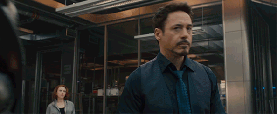 Avengers Age of Ultron Movie Thor Choke Tony Stark