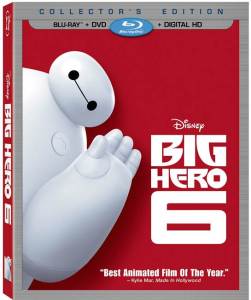 Big Hero 6 Disney Movie Blu-Ray Box Cover Art