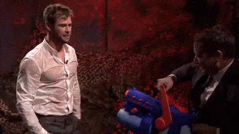 Chris Hemsworth Wet T-Shirt Jimmy Fallon
