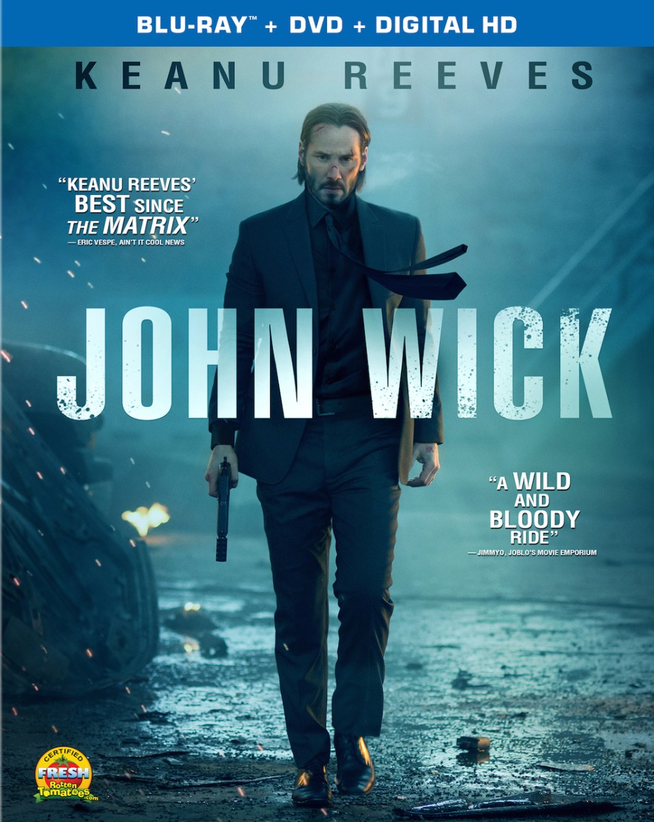 John Wick Blu-Ray Cover Art