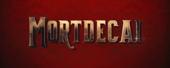Mortdecai Title Movie Logo