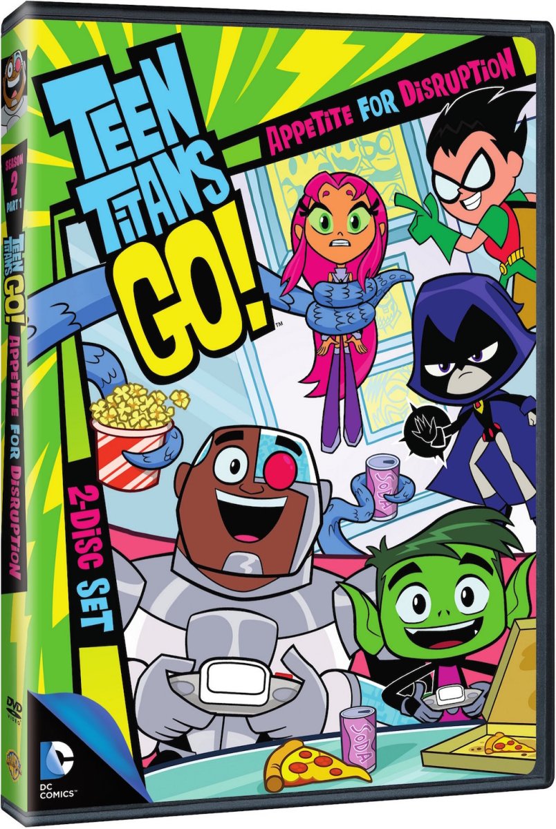 Teen Titans Go DVD Box Cover Art