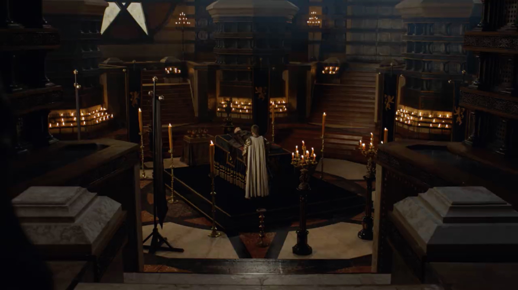 Game of Thrones Season 5 Screenshot Tywin Lannister Funeral