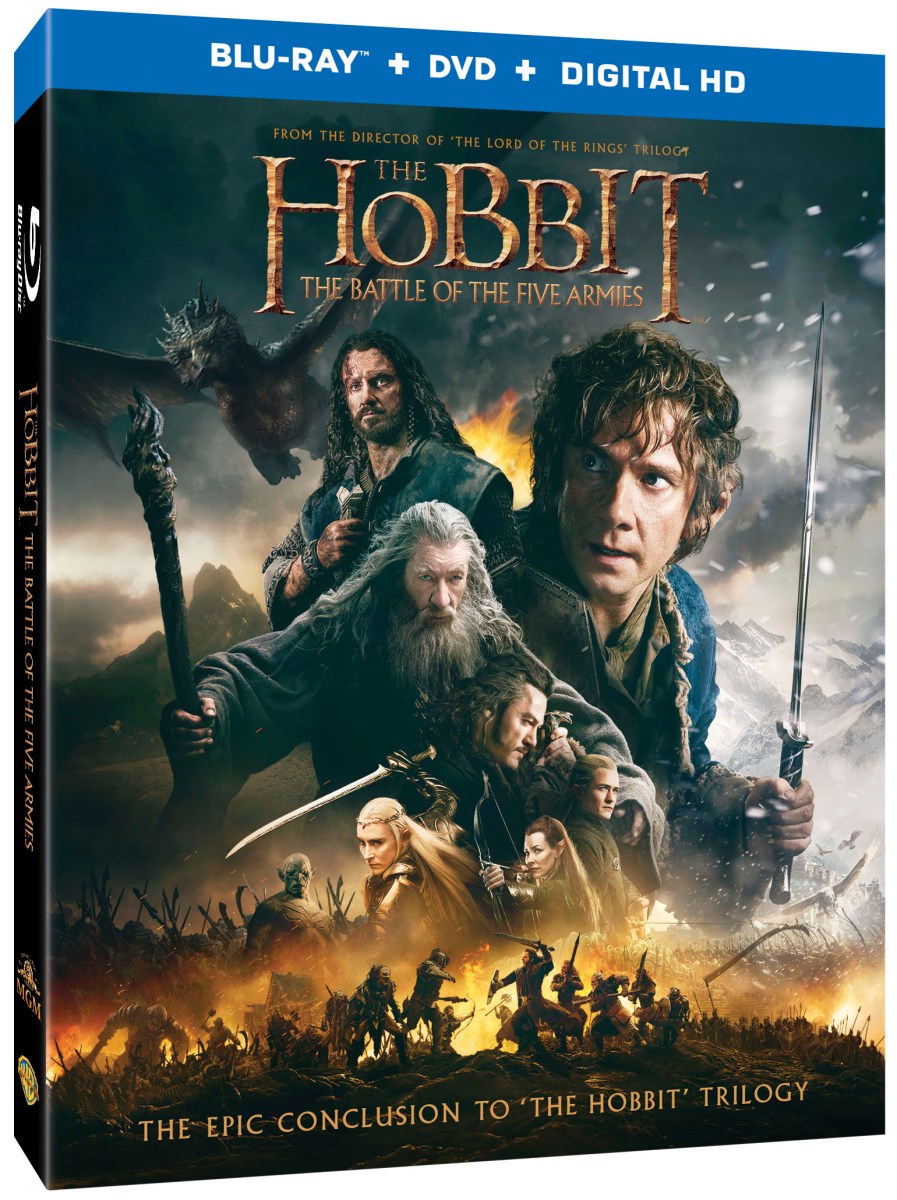 The Hobbit The Battle of the Five Armies Blu-ray Box Cover Art