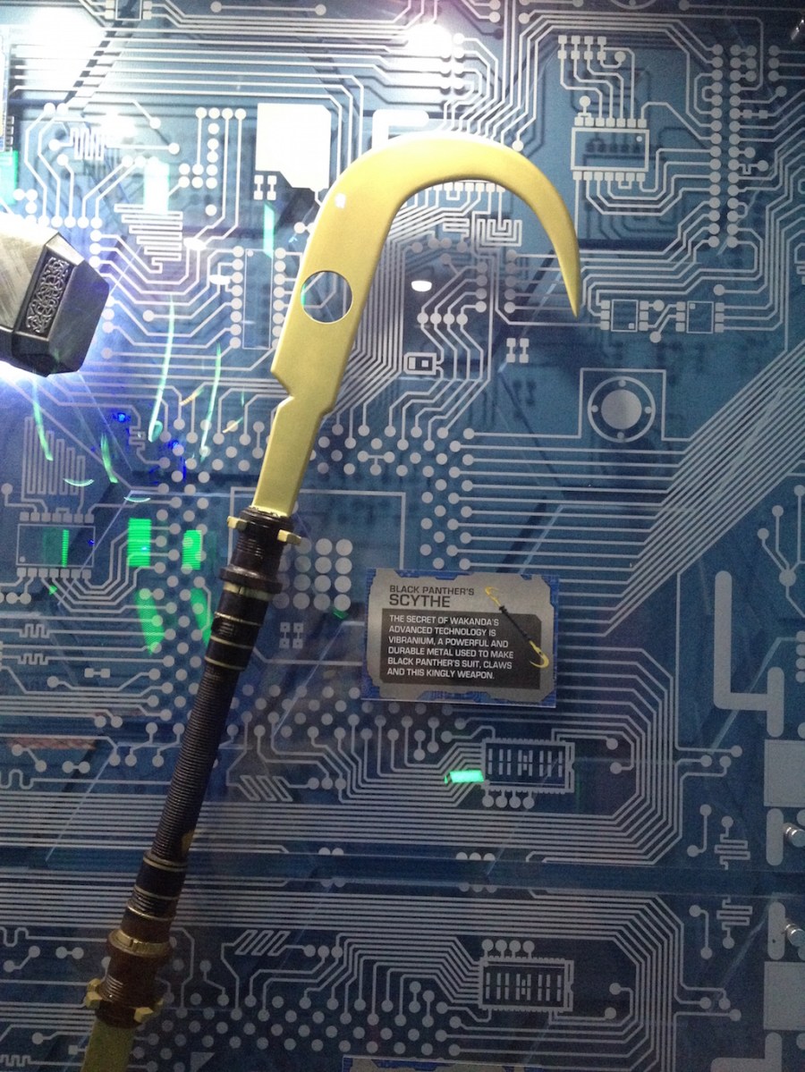 The Marvel Experience San Diego Black Panther Sycthe