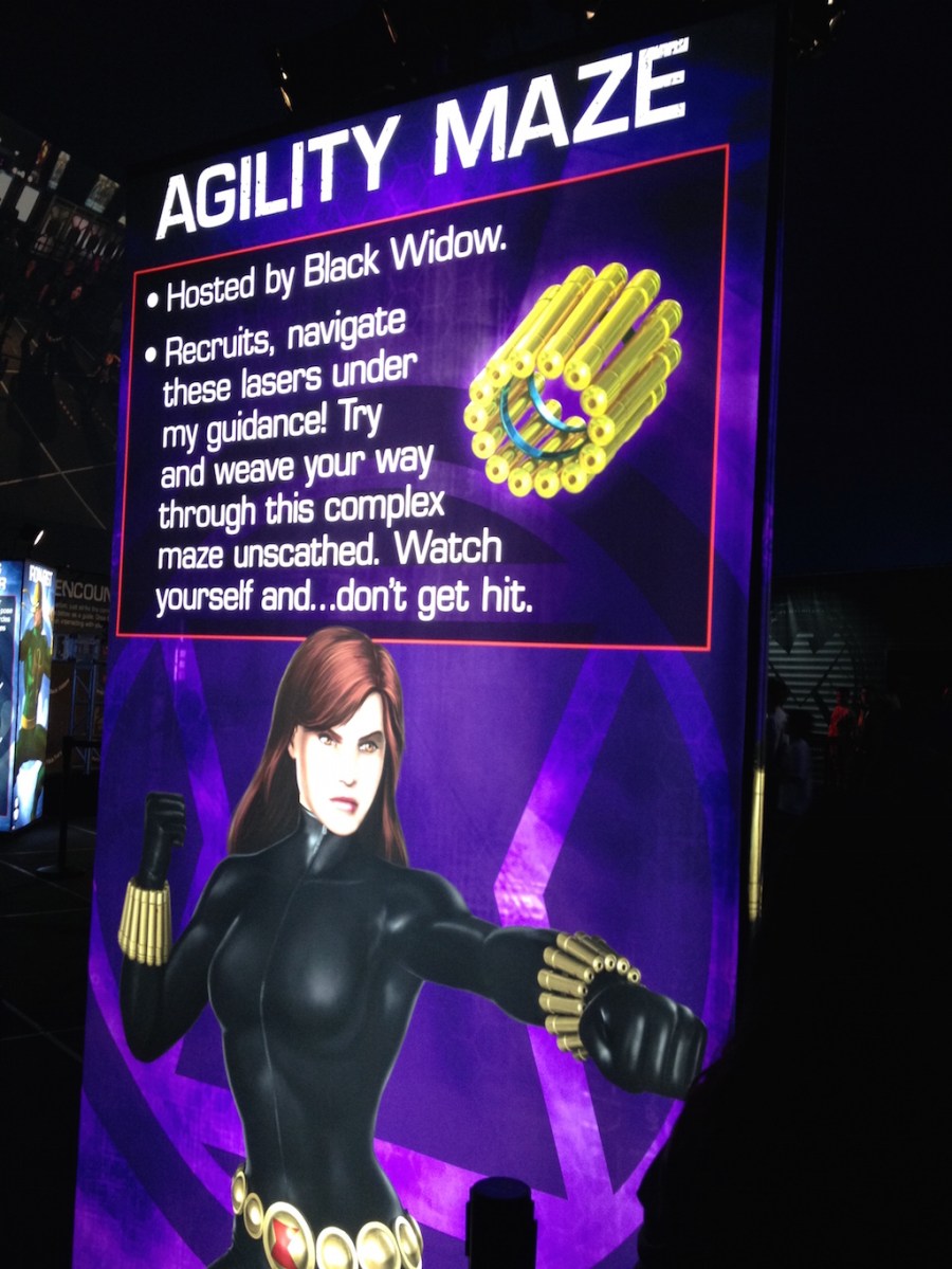 The Marvel Experience San Diego Black Widow Agility Maze
