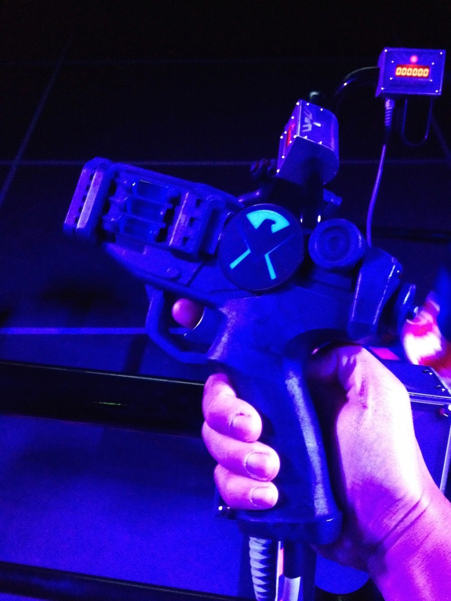 The Marvel Experience San Diego Holoblaster