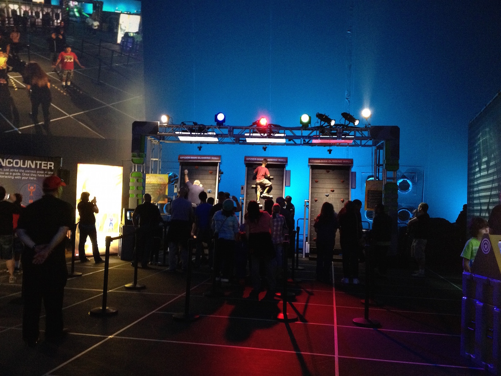 The Marvel Experience San Diego Spider-Man Wall Climb