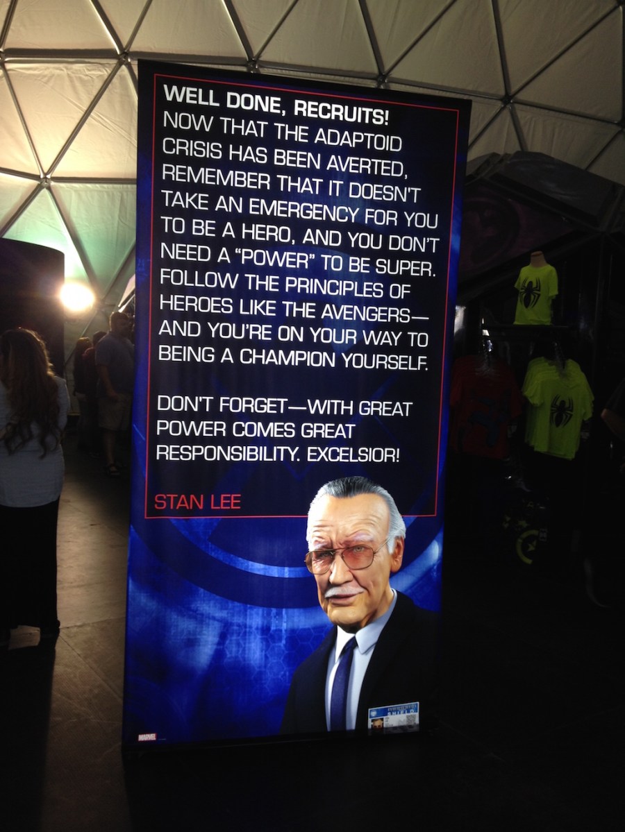 The Marvel Experience San Diego Stan Lee Banner