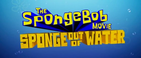 The SpongeBob Movie Sponge Out of Water Title Movie Logo