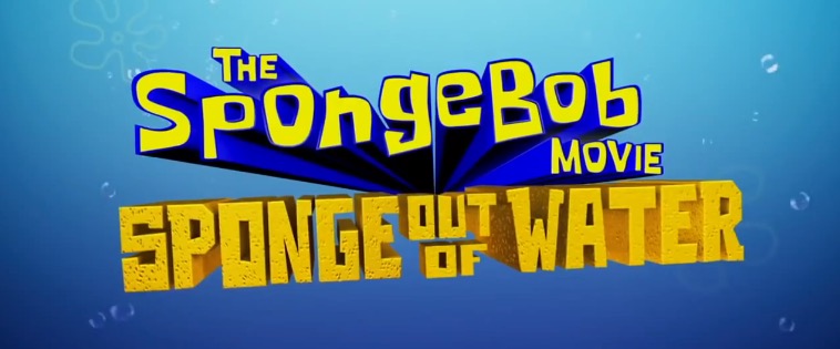 The SpongeBob Movie Sponge Out of Water Title Movie Logo