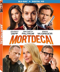 Mortdecai Movie Blu-Ray Box Cover Art