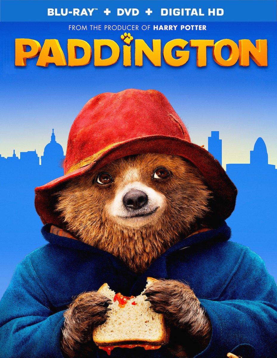Paddington 2015 Movie Blu-Ray Box Cover Art