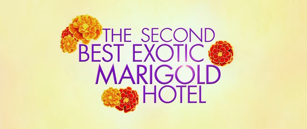 The Second Best Exotic Marigold Hotel Movie Title Logo