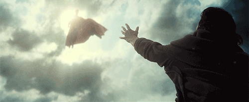 Batman v Superman Dawn of Justice Henry Cavill Flying