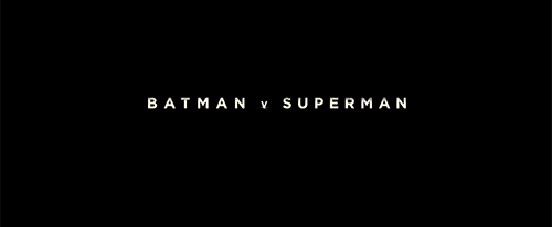 Batman v Superman Dawn of Justice Title Logo