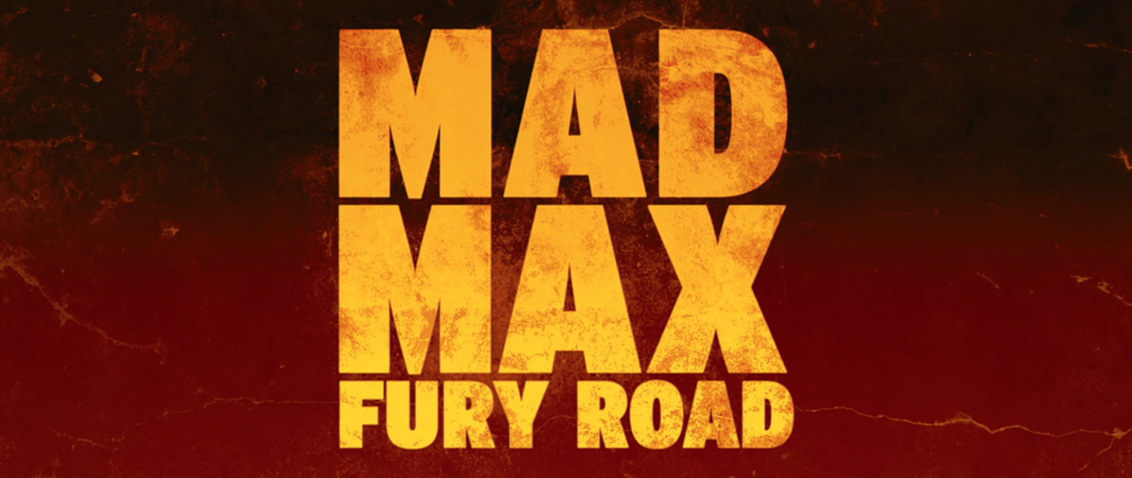 Mad Max Fury Road Movie Logo Title