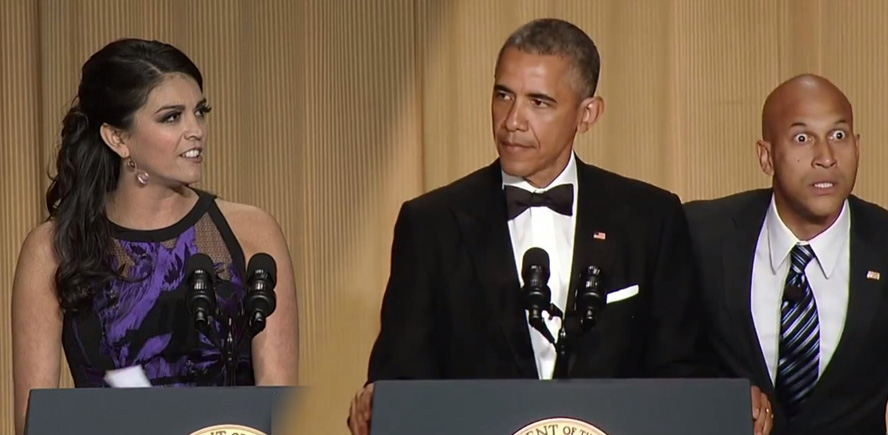 President Obama and SNL's Cecily Strong White House Correspondents' Dinner
