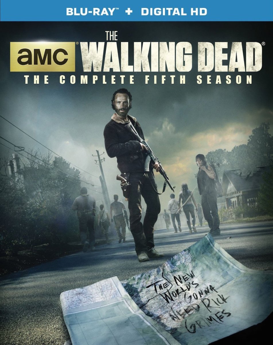 The Walking Dead Season 5 Blu-ray Box Cover Art