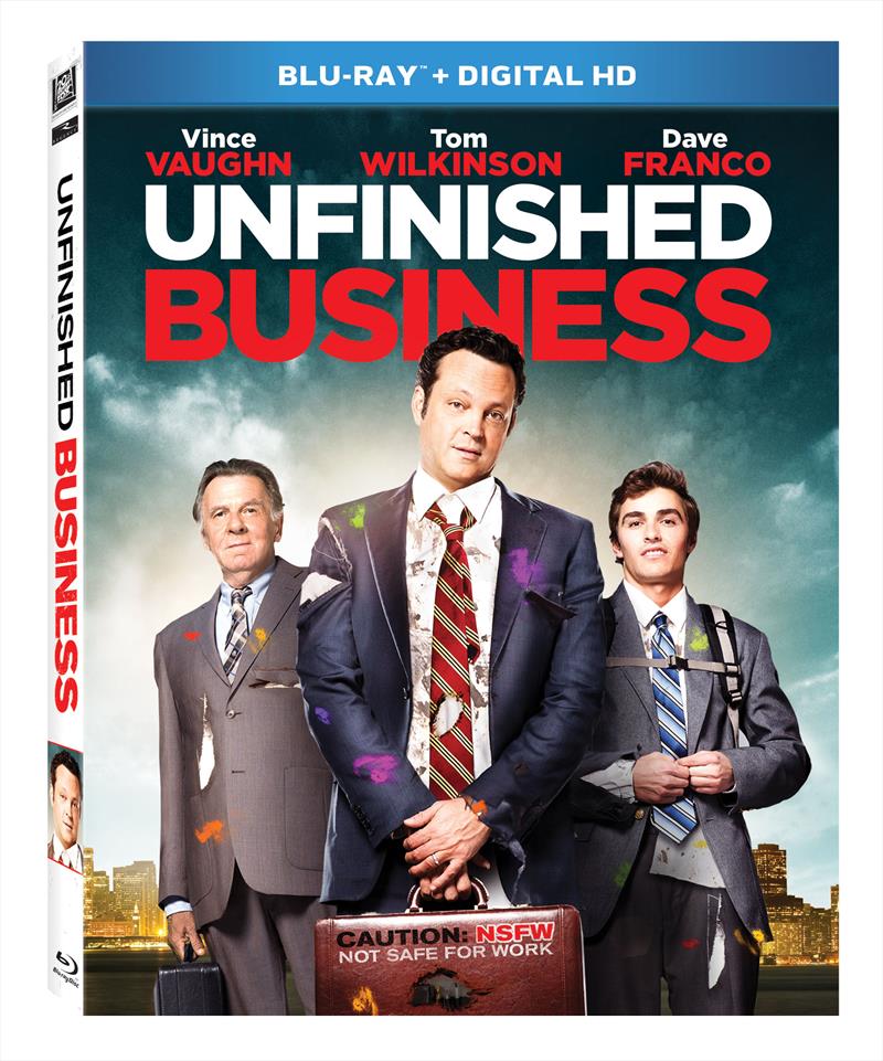 Unfinished Business Blu-Ray Box Cover Art