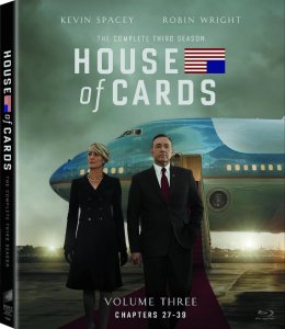 House of Cards Season 3 Blu-ray Box Cover Art