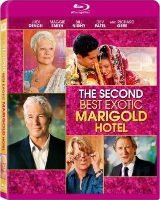 The Second Best Exotic Marigold Hotel Blu-Ray Box Cover Art