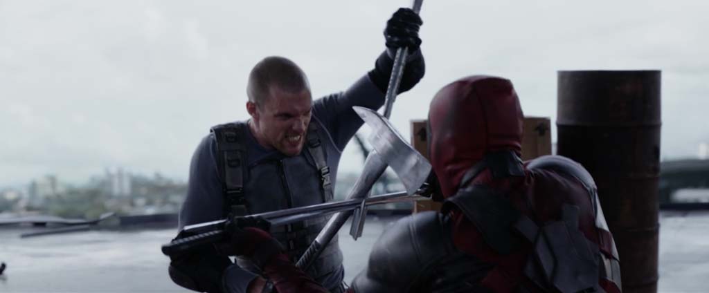 Deadpool Movie Screenshot Ed Skrein Ajax Fight