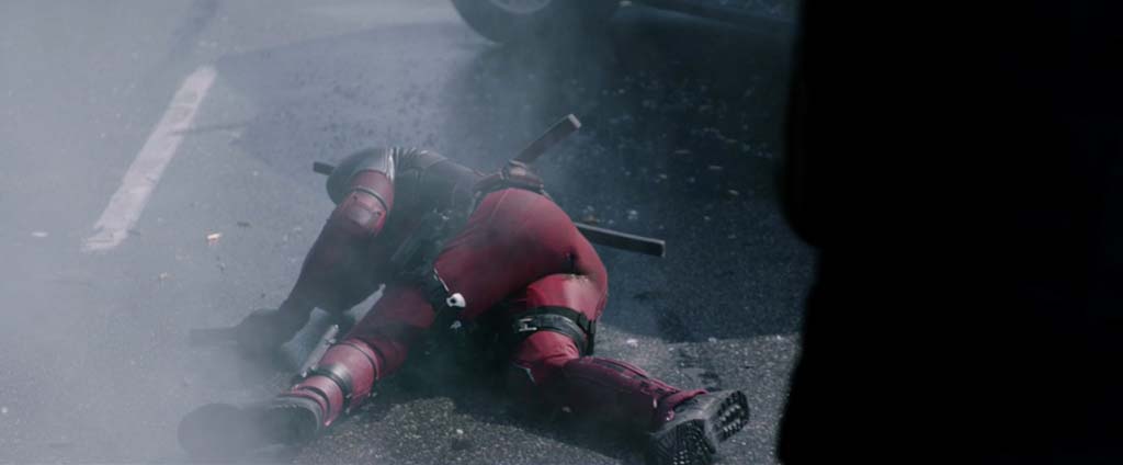 Deadpool Movie Screenshot Ryan Reynolds Suit Legs