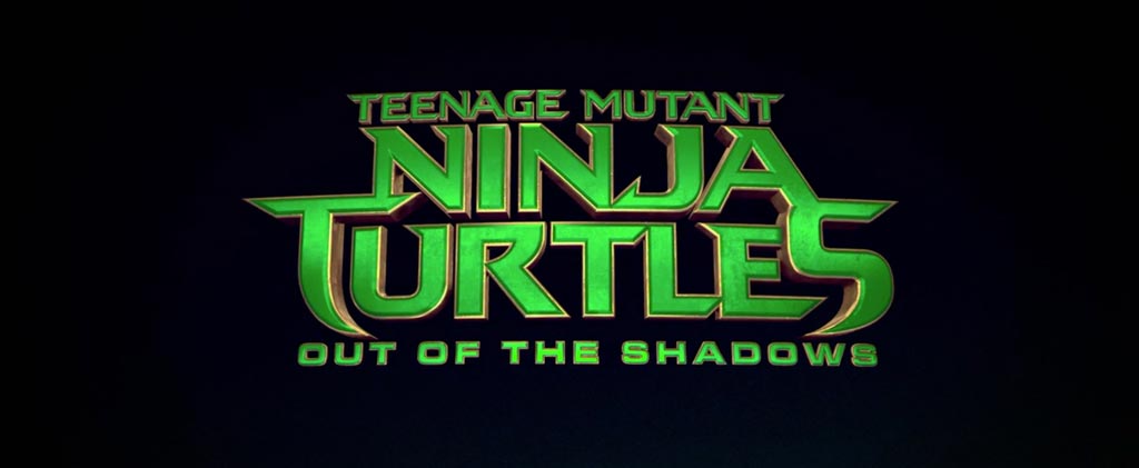 Teenage Mutant Ninja Turtles Out of the Shadows Title Movie Logo