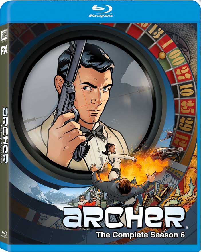 Archer Season 6 Blu-ray Box Cover Art