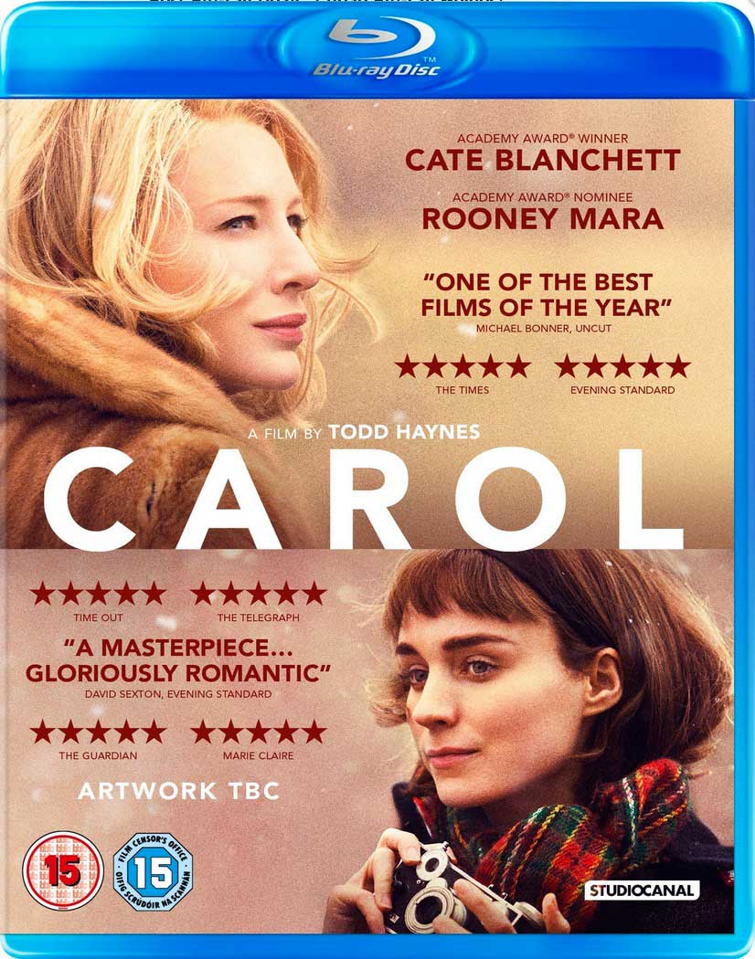 Carol Blu-Ray Box Cover Art