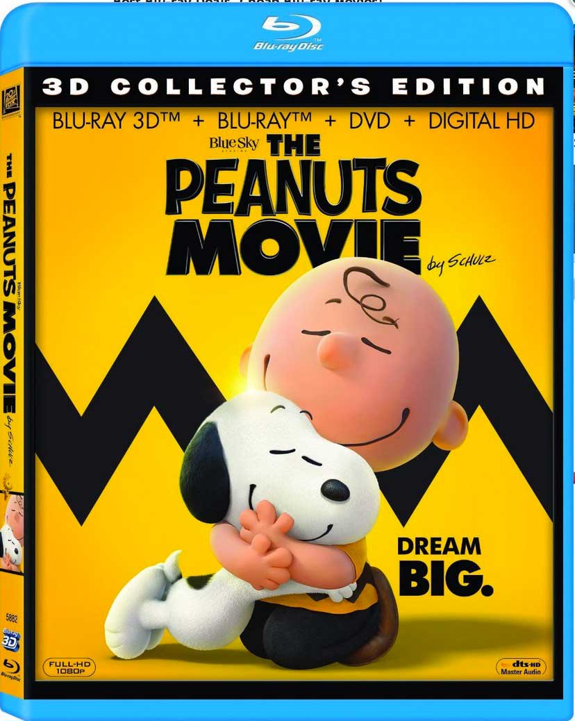 The Peanuts Movie Blu-Ray Box Cover Art