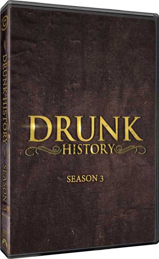 Drunk History Season 3 DVD Box Cover Art