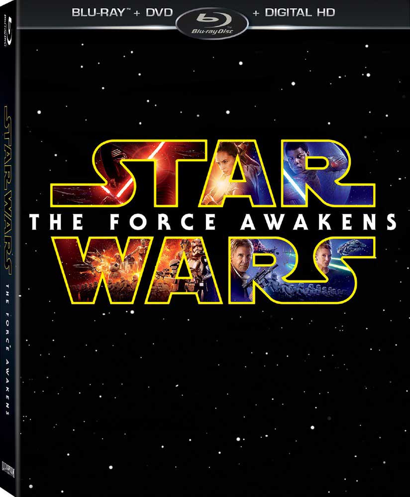 Star Wars The Force Awakens Blu-ray Box Cover Art