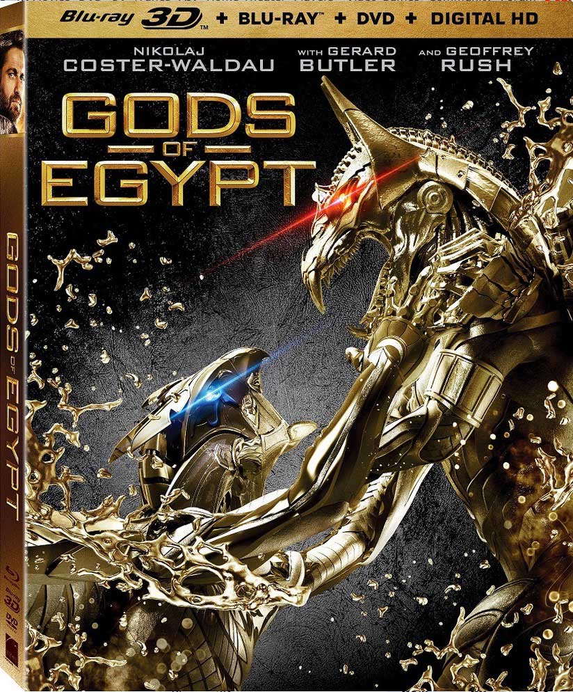 Gods of Egypt Blu-ray Box Cover Art