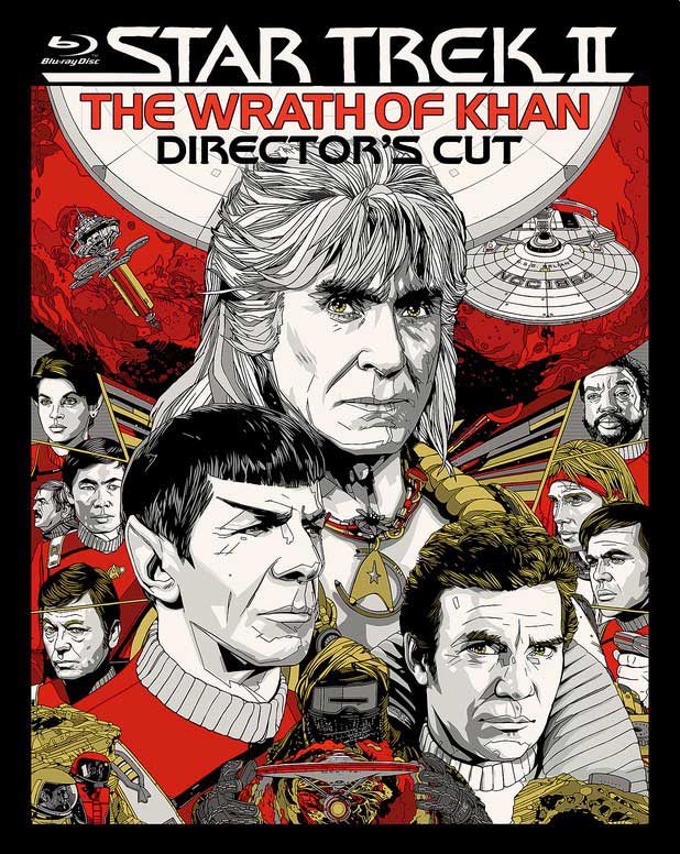 Star Trek II The Wrath of Khan Director's Cut Blu-ray Box Cover Art
