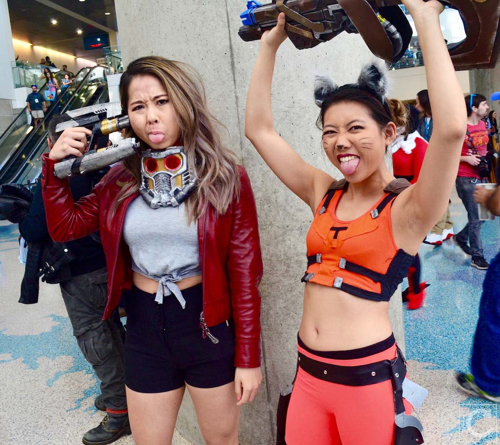 WonderCon 2016 Cosplay Funny Outtakes 119 Rocket Raccoon Star-Lord