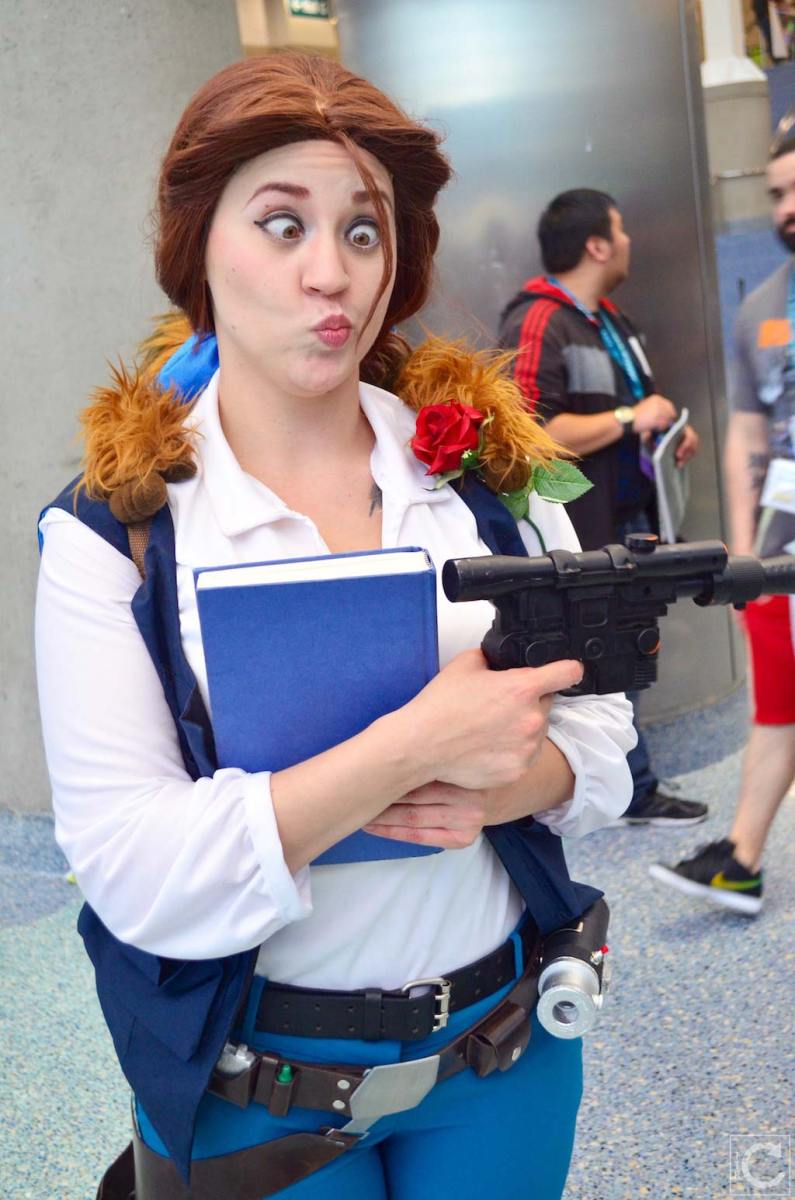 WonderCon 2016 Cosplay Funny Outtakes 135 Belle Han Solo