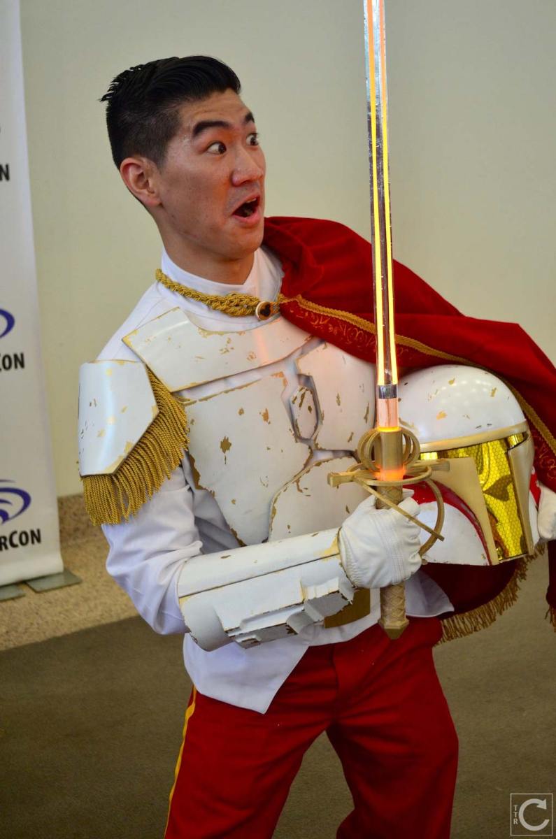 WonderCon 2016 Cosplay Funny Outtakes 68 Prince Charming Boba Fett