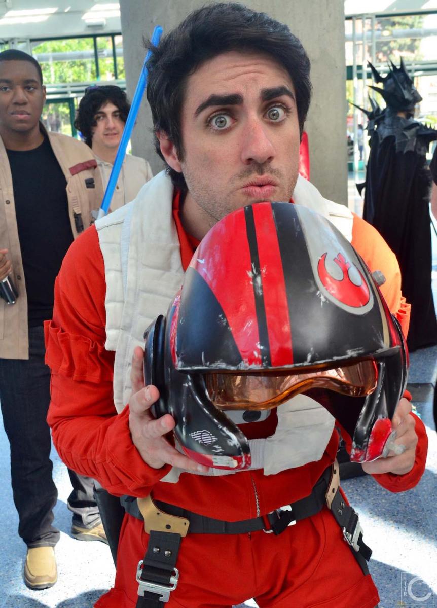 WonderCon 2016 Cosplay Funny Outtakes 77 Poe Dameron Star Wars the Force Awakens