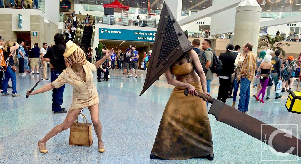 WonderCon Cosplay Saturday 2016 114 Silent Hill Nurse Pyramid Head