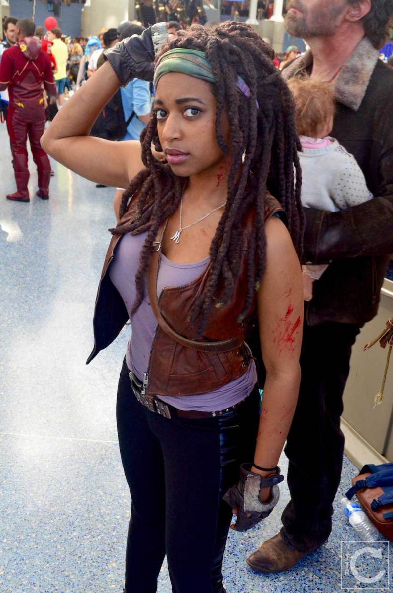 WonderCon Cosplay Saturday 2016 118 The Walking Dead Reel Guise Michonne