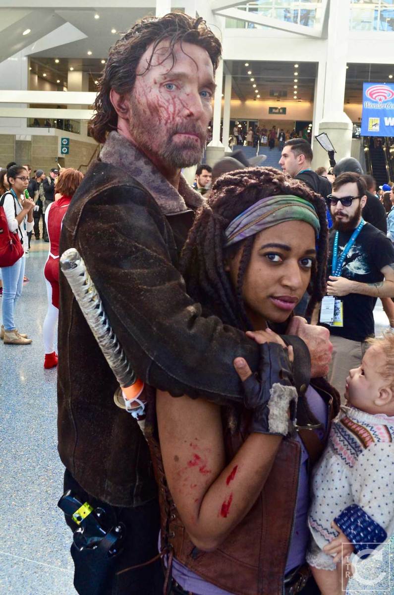 WonderCon Cosplay Saturday 2016 119 The Walking Dead Reel Guise Michonne Rick