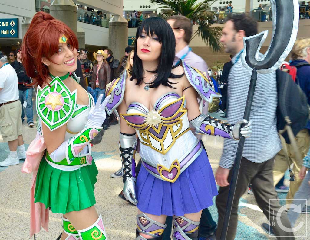 WonderCon Cosplay Saturday 2016 18 Warrior Sailor Jupiter Sailor Saturn