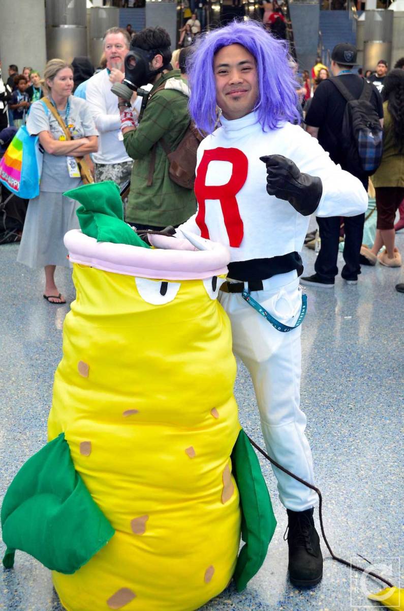 WonderCon Cosplay Saturday 2016 189 Team Rocket Pokemon James Victreebel
