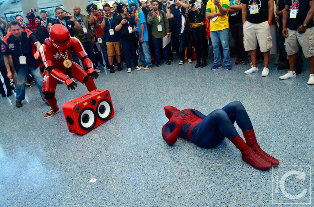 WonderCon Cosplay Saturday 2016 197 Red Hip Hop Trooper Spiderman