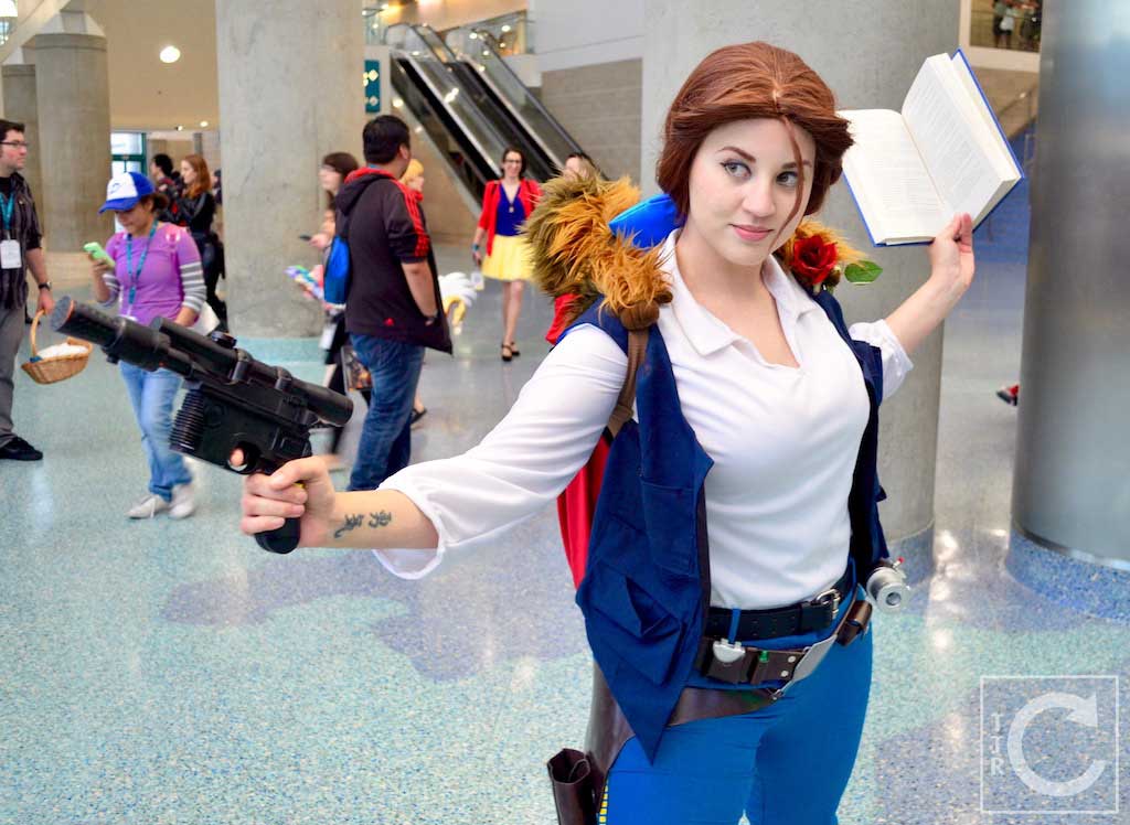WonderCon Cosplay Saturday 2016 210 Han Solo Belle Star Wars Disney Mashup
