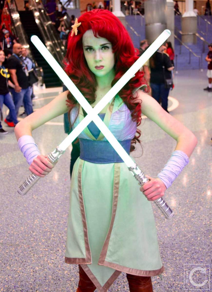WonderCon Cosplay Saturday 2016 211 Ariel Jedi Star Wars Little Mermaid Mashup